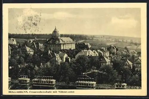 AK Hollabrunn, Verkehrsschule der motorisierten Gendarmerie mit Villenviertel