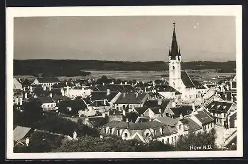 AK Horn /N.Ö., Teilansicht mit der Kirche