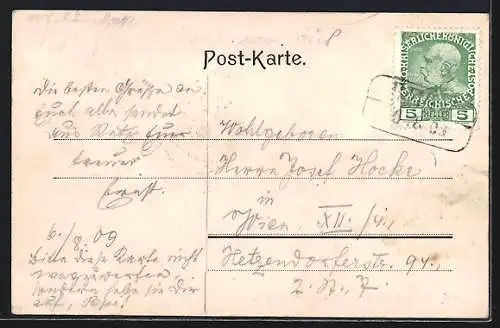 AK Retz, Totalansicht aus der Vogelschau