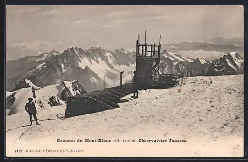 AK Observatoire Janssen au Sommet du Mont-Blanc