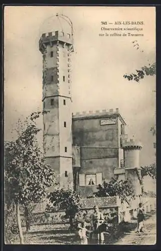 AK Aix-les-Bains, Observatoîre scientifique sur la colline de Tresserve