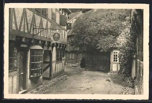 AK Aarhus, Strassenpartie mit Bäckerei