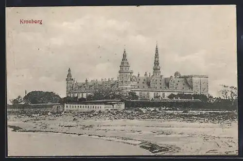 AK Kronborg, Blick auf das Schloss