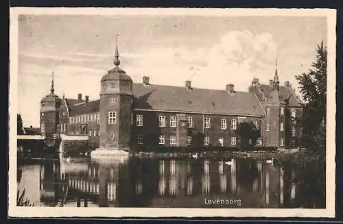 AK Lovenborg, Blick auf das Schloss