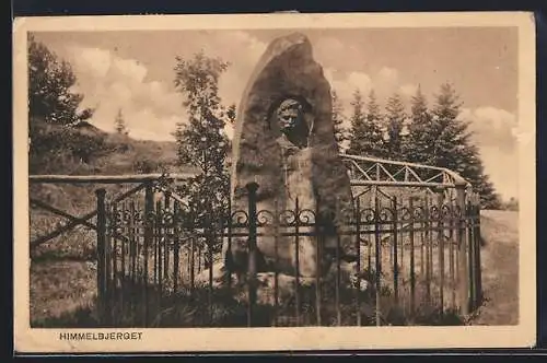 AK Himmelbjerget, Denkmal mit Büste