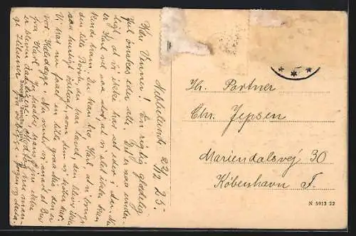 AK Himmelbjerget, Denkmal mit Büste