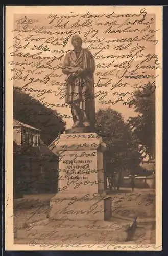 AK Odense, H.C. Andersens Monument