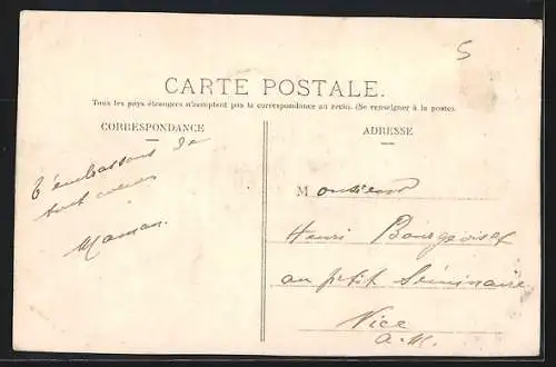 AK Roche Percée, Circuit d`Auvergne, Coupe Gordon Bennett 1905, Grand tournant