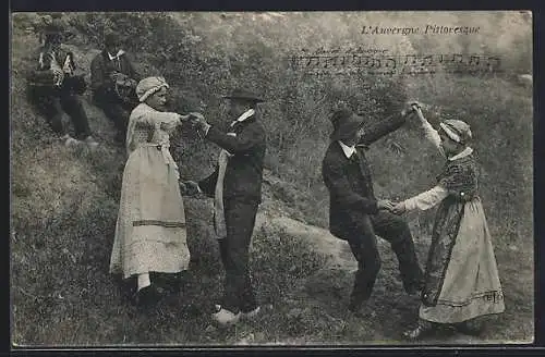 AK L`Auvergne Pittoresque, Bourrée d`Auvergne