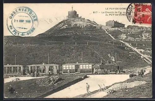 AK Puy de Dome, Le Chemin de Fer au Sommet du Puy-de-Dome