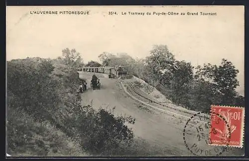 AK Grand Tournant, Le Tramway du Puy-de-Dome