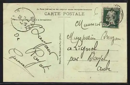 AK Le Puy-de-Dome, Le Chemin de Fer