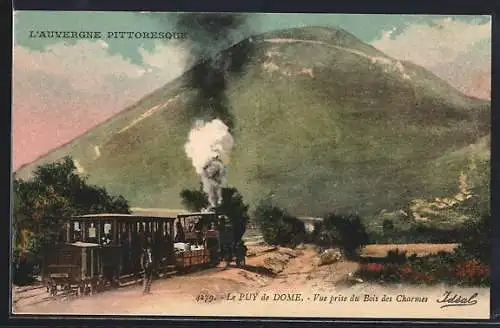 AK Puy-de-Dome, Bergbahn in der Auvergne