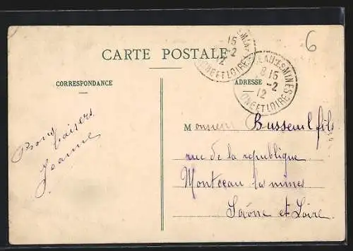 AK Le Puy-de-Dome, Chemin de Fer, le Remblai de Ceyssat