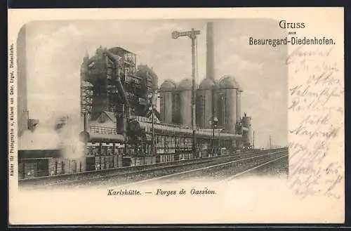 AK Diedenhofen, Blick auf die Karlshütte