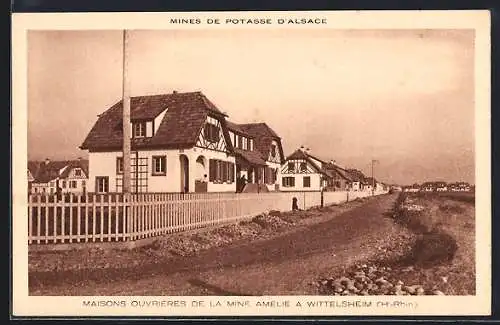 AK Wittelsheim, Maisons Ouveriers de la Mine Amélie