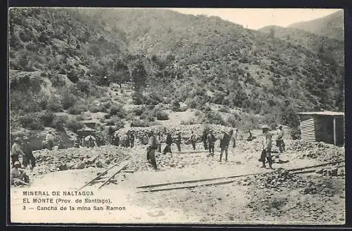 AK El Monte, Mineral de Naltagua, Cancha de la mina San Ramon