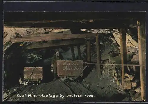 AK Wigan, Srangeway Hindley Colliery, Haulage by endless rope