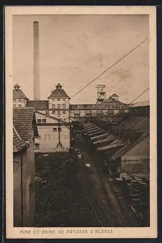 AK Wittenheim, Schacht Reichsland, Mine et Usine de Potasse d`Alsace