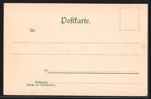 Künstler-Lithographie Max Dutzauer: Altenburg / S.-A., Das Schloss mit Pauritzer Teich