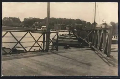 AK Kappeln / Schlei, Partie an der Schiffbrücke