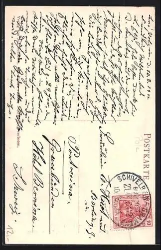 AK Bad Polzin, Die liebe Tante