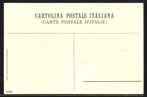 Künstler-Lithographie Manuel Wielandt: Stresa, Partie im Ort