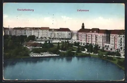 AK Berlin-Charlottenburg, Partie am Lietzensee