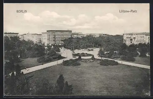 AK Berlin-Tiergarten, Lützow-Platz aus der Vogelschau