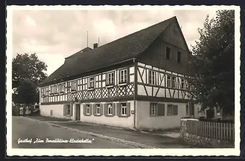 AK Münsterschwarzach, Gasthof Zum Benediktiner-Klosterkeller von O. Kieser