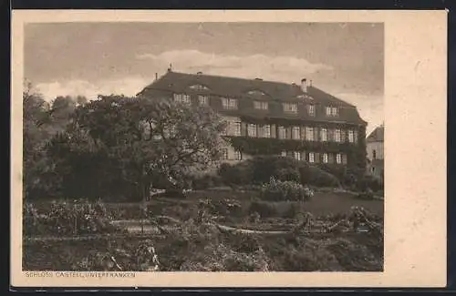 AK Castell, Blick auf das Schloss Castell