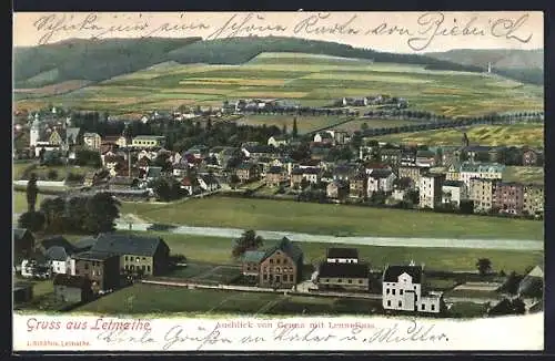 AK Letmathe, Ausblick von Genna mit Lennefluss