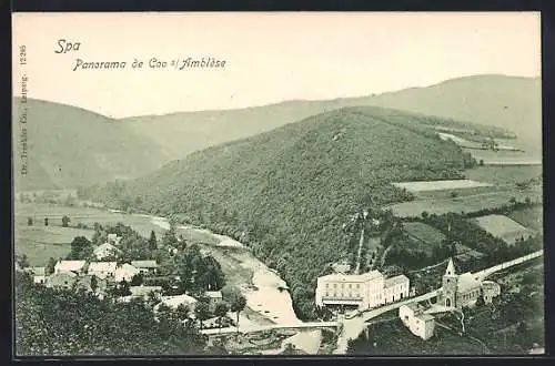 AK Coo-sur-Amblèse, Panorama