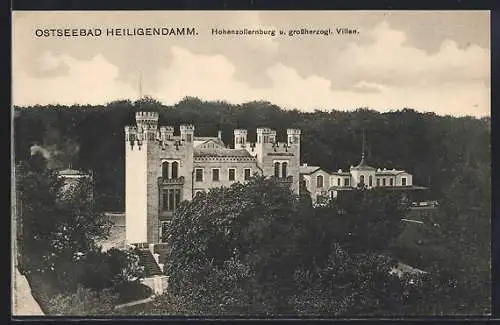 AK Heiligendamm, Hohenzollernburg & grossherzogl. Villen