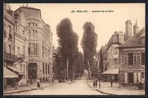 AK Moulins, Avenue de la Gare