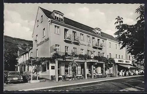 AK Kamp / Rh., Partie am Hotel Deutsches Haus