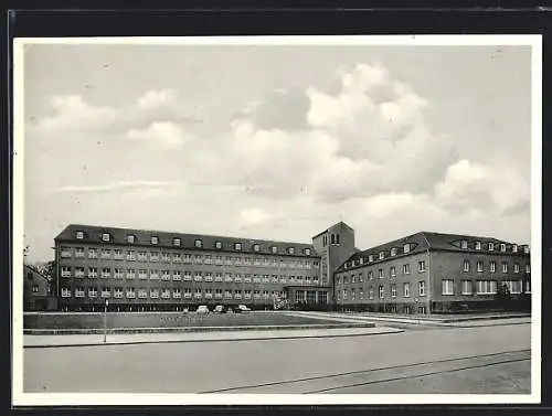 AK Hilden /Rhld., Blick auf das St. Josef-Krankenhaus