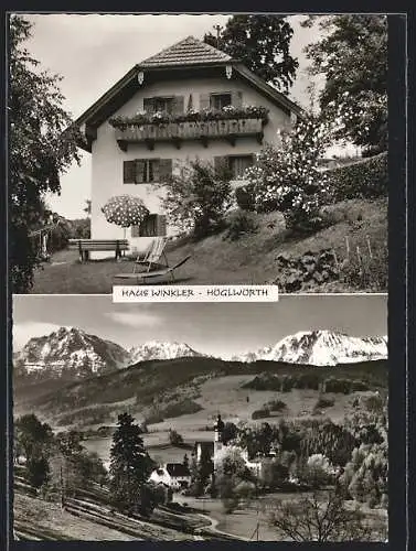 AK Anger / Höglwörth, Pension Haus Winkler, Höglwört Nr. 15