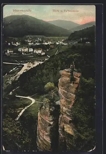 AK Herrenalb, Blick vom Falkenstein