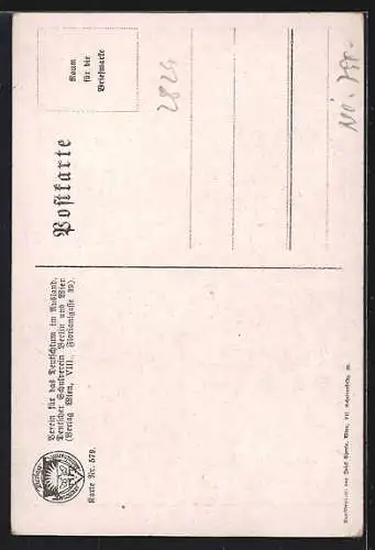 AK Deutscher Schulverein Nr. 579: Seebenstein /N.-Oe., Schloss Seebenstein