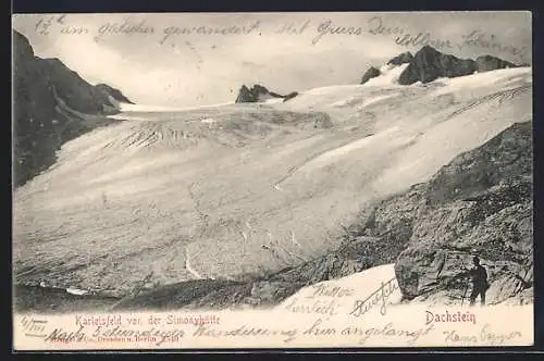 AK Dachstein, Karleisfeld von der Simonyhütte, Gletscher