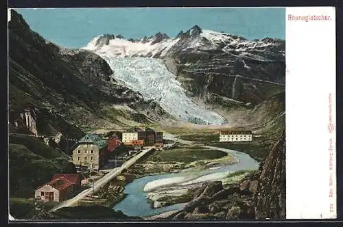 AK Rhonegletscher, Hotels am Fusse des Gletschers