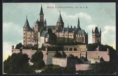 AK Ansicht der Burg Hohenzollern