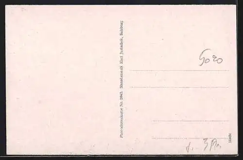 AK Hohensalzburg, Blick auf die Festung