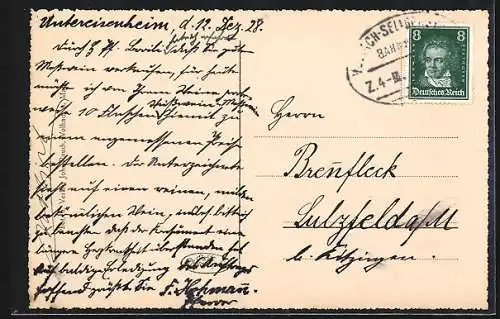AK Volkach a. Main, Marktplatz mit Geschäft von Josef Lea und Rathaus