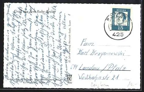 AK Motive von der Ruhrzeche, Bergarbeiter