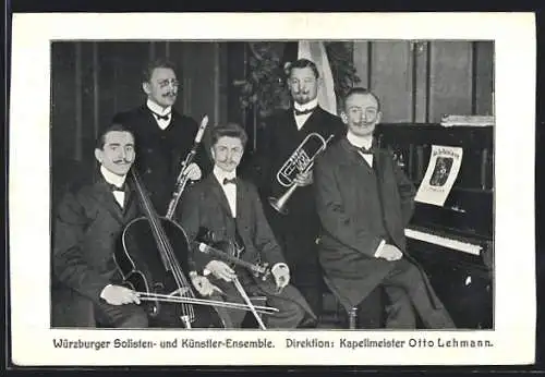 AK Würzburg, Solisten- und Künstler-Ensemble, Dir. Otto Lehmann