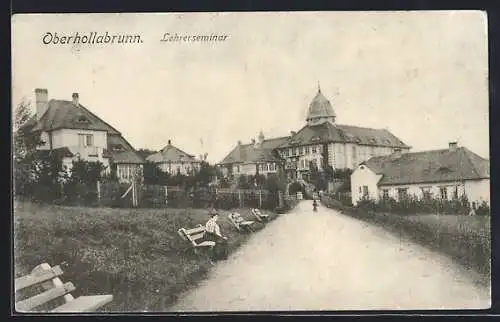 AK Oberhollabrunn, Blick zum Lehrerseminar