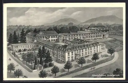 AK Rheinfelden, Ansicht vom Sanatorium