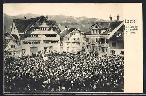 AK Appenzell, die Landsgemeinde